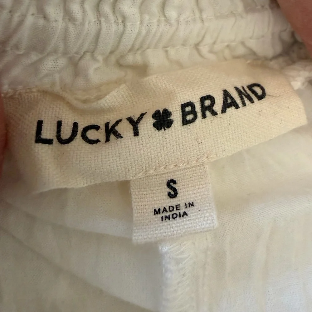 Lucky Brand White Cotton Maxi Skirt Broomstick Maxi size S - Picture 7 of 10